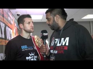 CARL FROCH POST-FIGHT INTERVIEW FOR iFILM LONDON / FROCH v BUTE