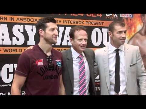 CARL FROCH v LUCIAN BUTE HEAD TO HEAD / FINAL PRESS CONFERENCE / iFILM LONDON.