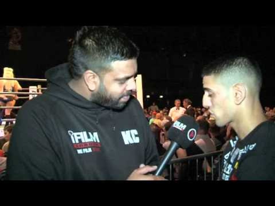 NAV MANSOURI POST-FIGHT INTERVIEW FOR iFILM LONDON / MANSOURI v GRAHAM