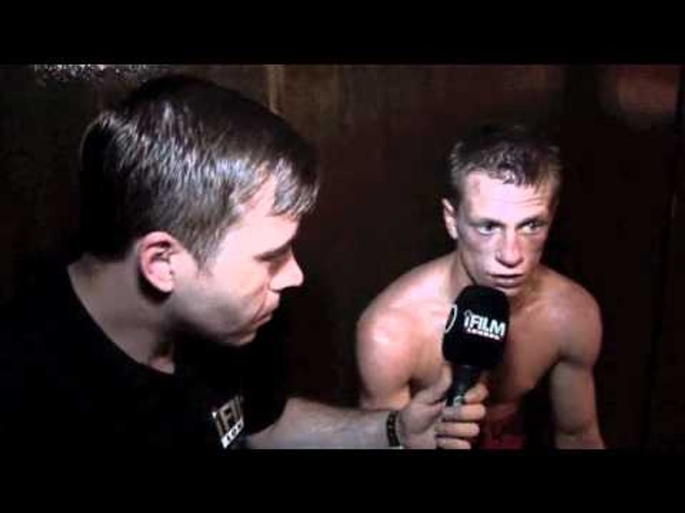 CHARLIE HOY POST-FIGHT INTERVIEW FOR iFILM LONDON / HOY v PAUNOV