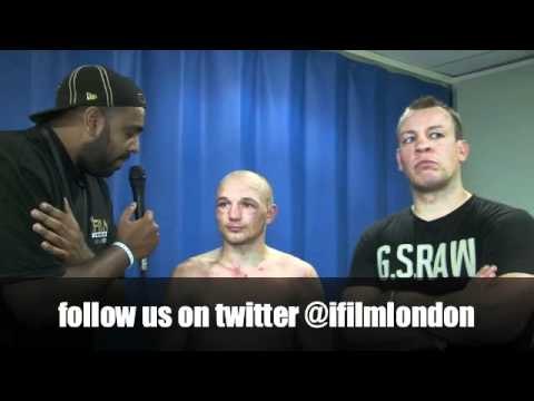 Gavin Rees & Gary Lockett Post Fight Interview for iFILM LONDON / REES v MATHEWS 2