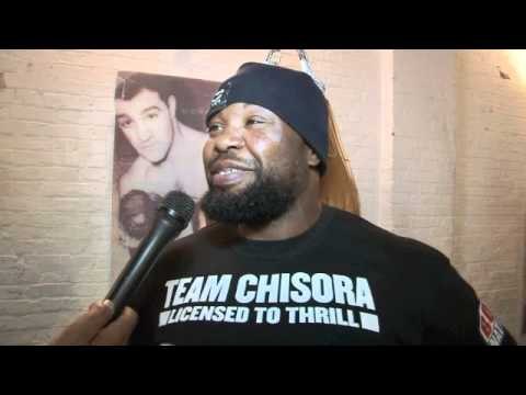 DON CHARLES TALKS DERECK CHISORA & ALI ADAMS / FOR iFILM LONDON.