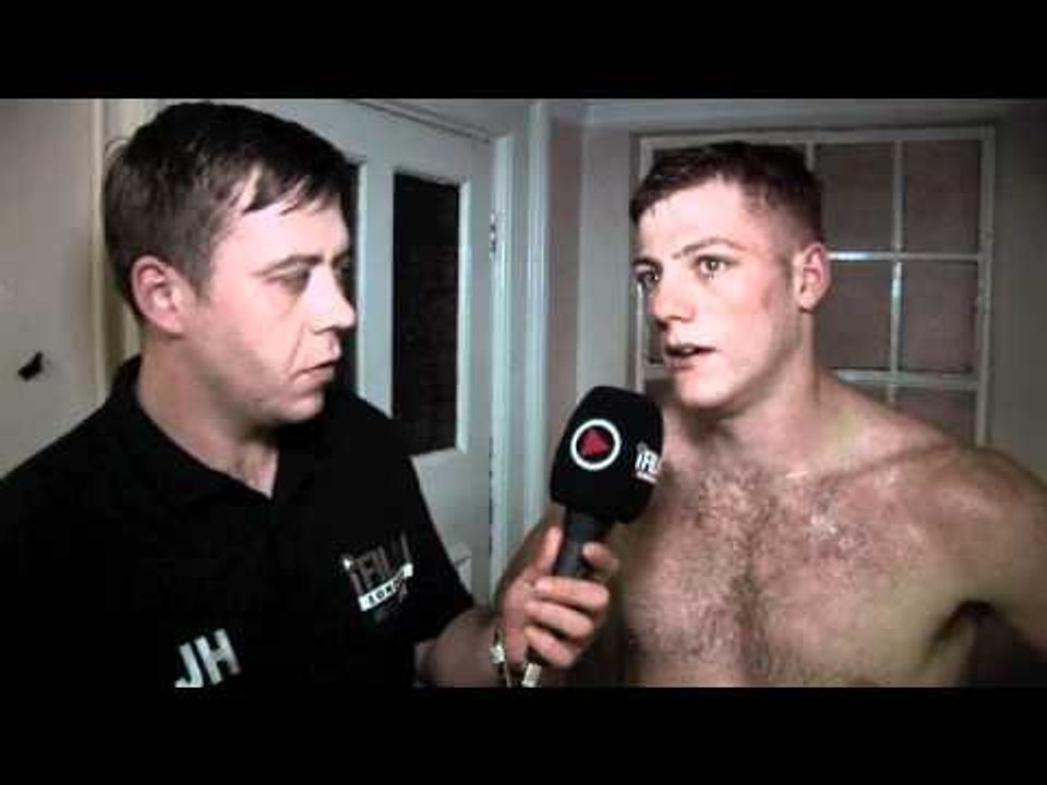 TOM BAKER POST-FIGHT INTERVIEW FOR iFILM LONDON / BAKER v BLACKWELL