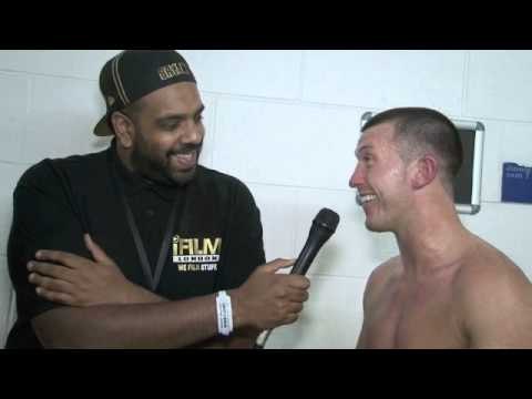 SCOTT CARDLE & JOE GALLAGHER POST FIGHT INTERVIEW FOR iFILM LONDON / CARDLE v LAKATOS
