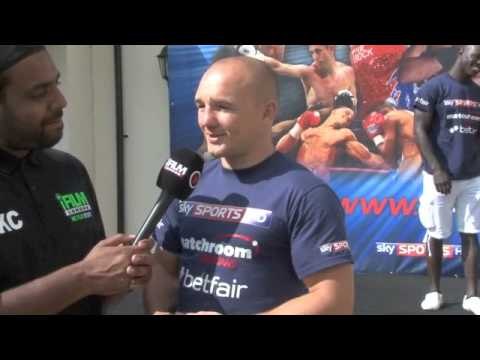 GAVIN REES INTERVIEW FOR iFILM LONDON / MATCHROOM BOXING MEDIA DAY 2012