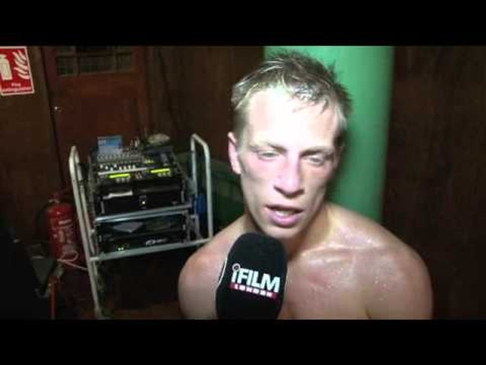 CHARLIE HOY POST-FIGHT INTERVIEW FOR iFILM LONDON / HOY v ALFADLI