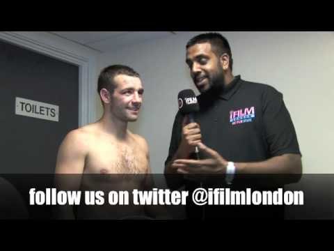 LEE PURDY POST FIGHT INTERVIEW FOR iFILM LONDON / PURDY v CARRASCO