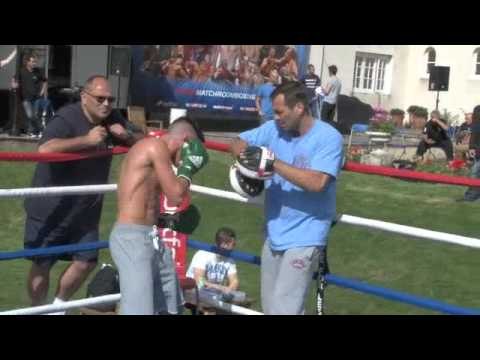 MARTIN J WARD OPEN WORKOUT / iFILM LONDON / MATCHROOM BOXING MEDIA DAY 2012