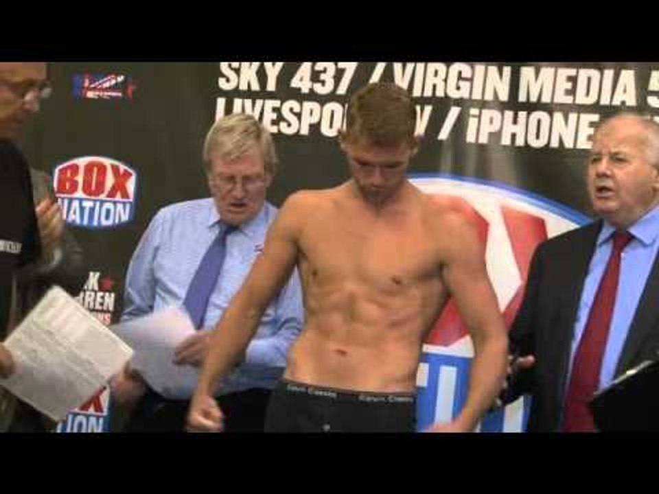 Billy Joe Saunders v Jarrod Fletcher - Official Weigh-in / iFILM LONDON