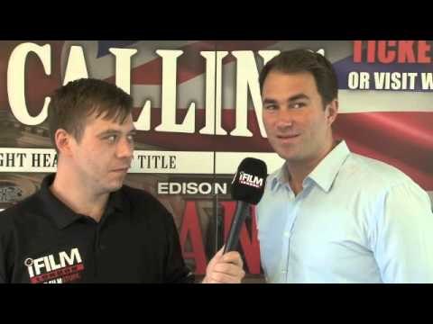 EDDIE HEARN INTERVIEW FOR iFILM LONDON / BELLEW v MIRANDA PRESS CONFERENCE / LONDON CALLING
