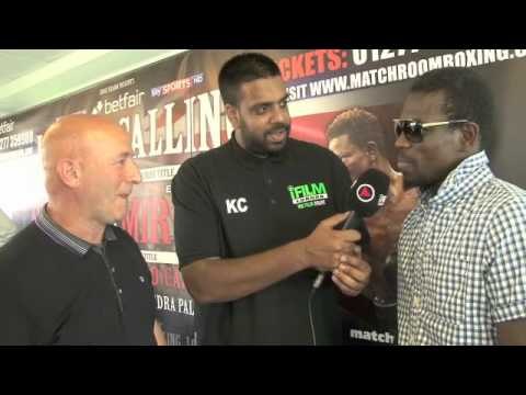 EDISON MIRANDA INTERVIEW FOR iFILM LONDON / BELLEW v MIRANDA PRESS CONFERENCE