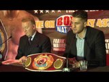 NATHAN CLEVERLY & FRANK WARREN PRESS CONFERENCE / iFILM LONDON / CLEVERLY v COYNE