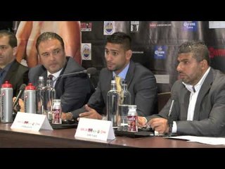 AMIR KHAN & RICHARD SCHAEFER FULL LONDON PRESS CONFERENCE / KHAN v MOLINA / IFILM LONDON