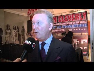 FRANK WARREN INTERVIEW FOR iFILM LONDON / PRESS CONFERENCE / CLEVERLY v COYNE