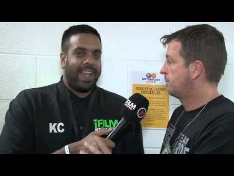 SCOTT CARLDE (WITH JOE GALLAGHER) POST-FIGHT INTERVIEW FOR iFILM LONDON / CARDLE v ALILICHE