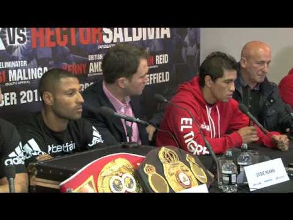 KELL BROOK v HECTOR SALDIVIA - OFFICIAL PRESS CONFERENCE / iFILM LONDON / THIS IS IT