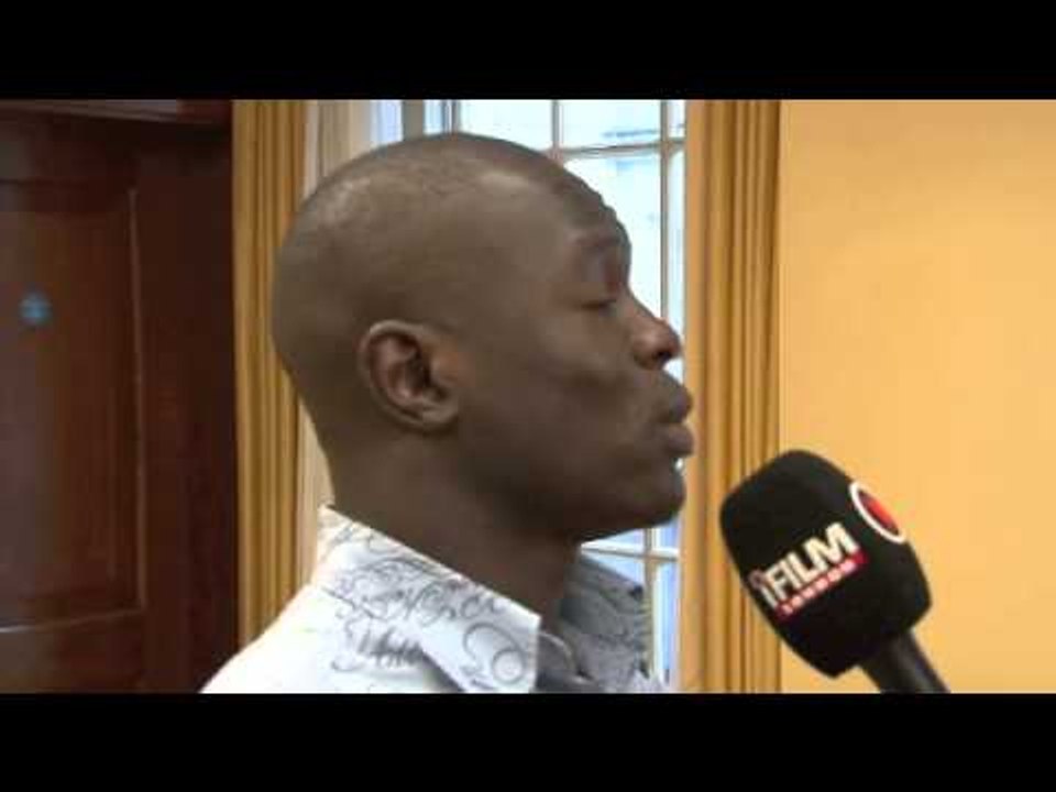 ERICK 'THE EAGLE' OCHIENG INTERVIEW FOR iFILM LONDON / CHRISTMAS CRACKER 2012 PRESS CONFERENCE