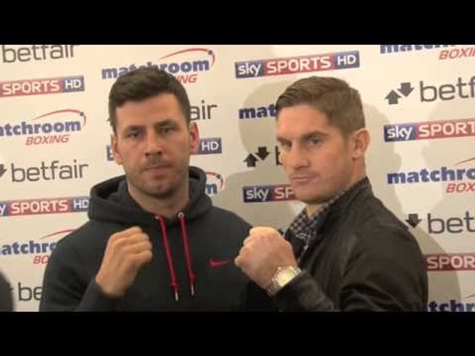 DARREN BARKER v KERRY HOPE / HEAD TO HEAD FOOTAGE / iFILM LONDON / CHRISTMAS CRACKER 2012 PRESSER