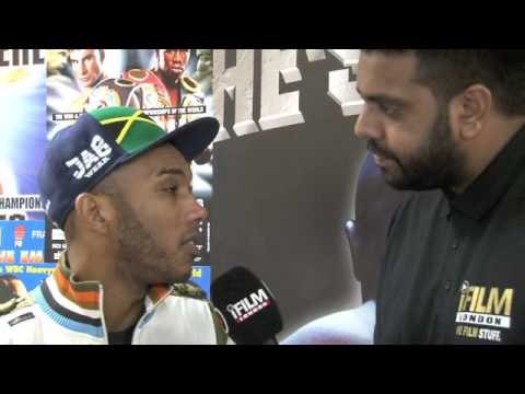JUNIOR WITTER WEIGH-IN INTERVIEW FOR iFILM LONDON / WITTER v GAVIN
