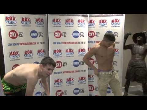 RONNIE HEFFRON V PETER McDONAGH 2 WEIGH IN / iFILM LONDON