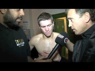 GARY CORCORAN POST-FIGHT INTERVIEW FOR iFILM LONDON / CORCORAN v PAYNE