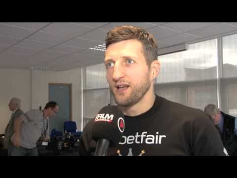 CARL FROCH INTERVIEW (UNCUT) FOR iFILM LONDON / FROCH v MACK FINAL PRESS CONFERENCE