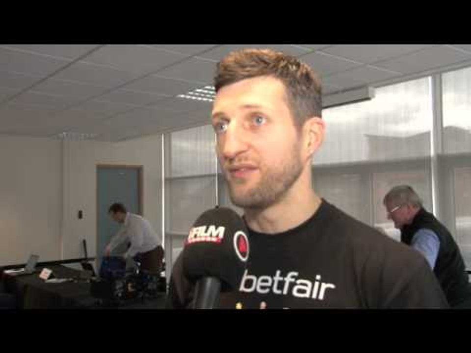CARL FROCH INTERVIEW FOR iFILM LONDON / FROCH v MACK FINAL PRESS CONFERENCE