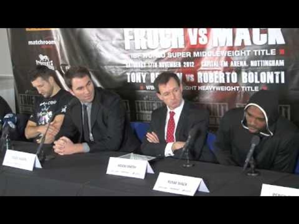 Carl Froch v Yusaf Mack / Bellew v Bolonti Final Press Conference / iFilm London / True Brit