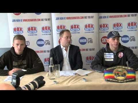 BILLY JOE SAUNDERS v NICK BLACKWELL PRESS CONFERENCE @ EXCEL / iFILM LONDON /