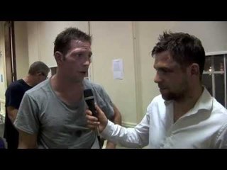 POST FIGHT INTERVIEW WITH ELLIOTT MATTHEWS BY BOXER PHIL GILL AT THE CAMDEN CENTRE
