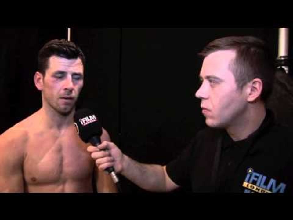 DARREN BARKER POST-FIGHT INTERVIEW FOR iFILM LONDON / BARKER v HOPE
