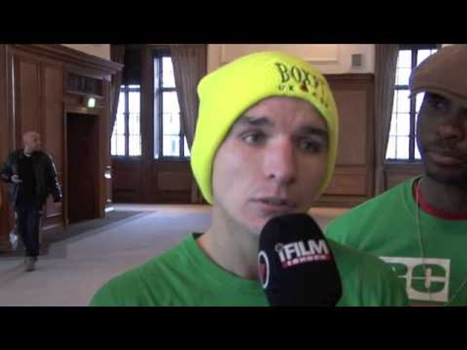 DEAN BYRNE POST-WEIGH INTERVIEW FOR iFILM LONDON / BYRNE v JONES