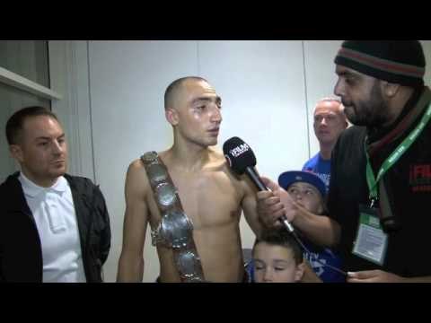 BRADLEY SKEETE POST-FIGHT INTERVIEW FOR iFILM LONDON / SKEETE v SYMONDS