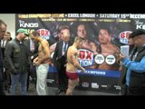 BRADLEY SKEETE v CHAS SYMONDS IN HEATED WEIGH-IN  / iFILM LONDON