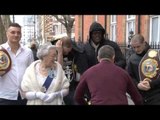 THE 'QUEEN' MEETS CHISORA, BURNS, CLEVERLY & GROVES / **iFILM LONDON EXCLUSIVE**