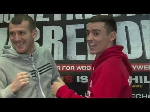 DERRY MATHEWS v ANTHONY CROLLA HEAD TO HEAD / & TONY BELLEW / THOMAS STALKER / iFILM LONDON