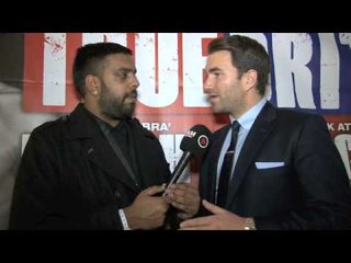 EDDIE HEARN POST-SHOW INTERVIEW FOR iFILM LONDON / FROCH v MACK / TRUE BRIT