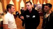 DANNY CONNOR & CHRIS EVANGELOU (JOINT INTERVIEW) FOR iFILM LONDON / LONDON'S FINEST PRESS CONFERENCE