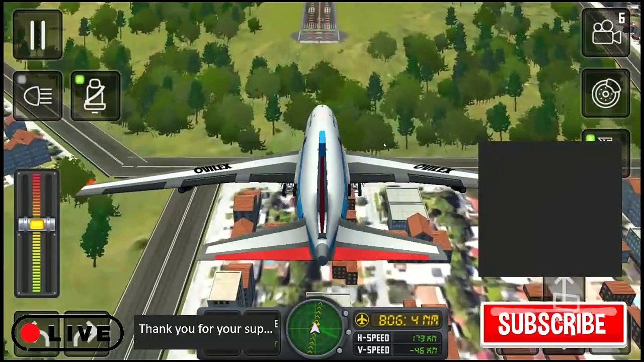 Flight Simulator 2019 - Amazing Realistics "Open World Map" Mobil Android Gameplay