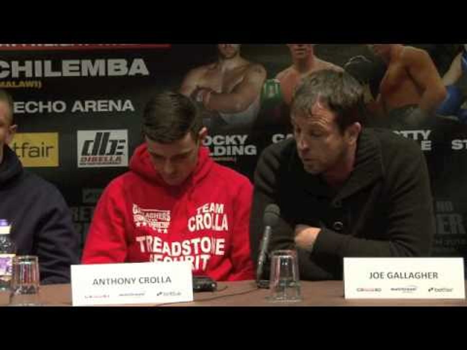 TONY BELLEW, DERRY MATHEWS v ANTHONY CROLLA, THOMAS STALKER PRESS CONFERENCE / iFILM LONDON