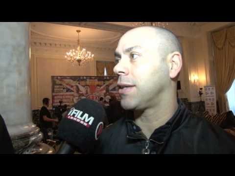 ADAM BOOTH (WITH DERECK CHISORA) INTEVRIEW FOR iFILM LONDON / GROVES v NDIAYE / PRESS CONFERENCE