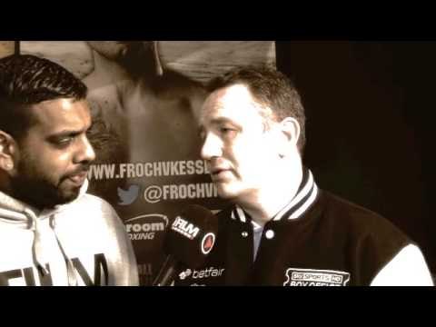 ROB McCRACKEN MBE TALKS FROCH v KESSLER 2 FOR iFILM LONDON / O2 PRESS CONFERENCE