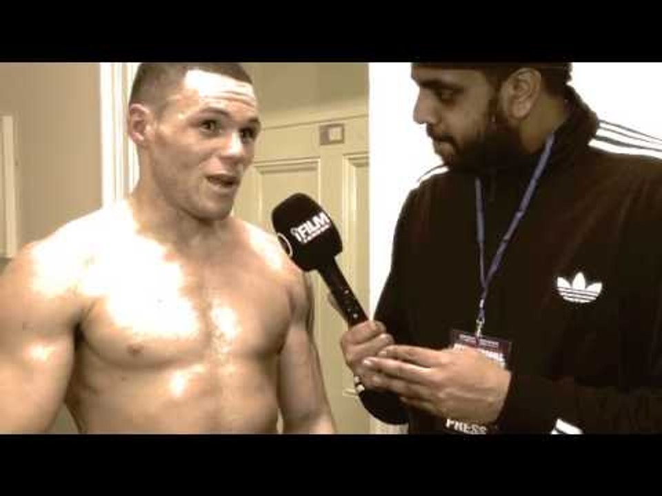 GRANT CUNNINGHAM POST-FIGHT INTERVIEW FOR iFILM LONDON / CUNNINGHAM v MITCHELL