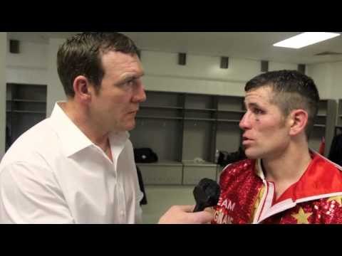 MARTIN ROGAN INTERVIEWS EAMONN O'KANE (POST-FIGHT INTERVIEW) FOR iFILM LONDON / O'KANE v BOULDEN