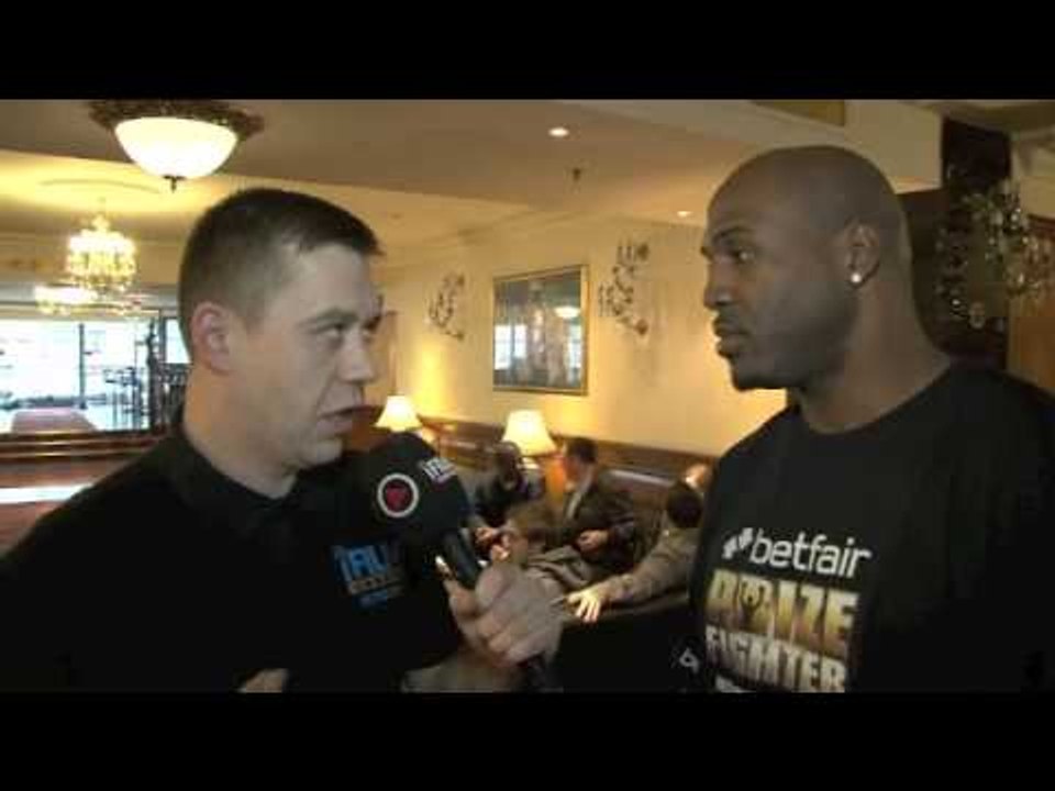 TRAVIS WALKER INTERVIEW FOR iFILM LONDON / PRIZEFIGHTER INTERNATIONAL HEAVYWEIGHTS 3 - WEIGH IN