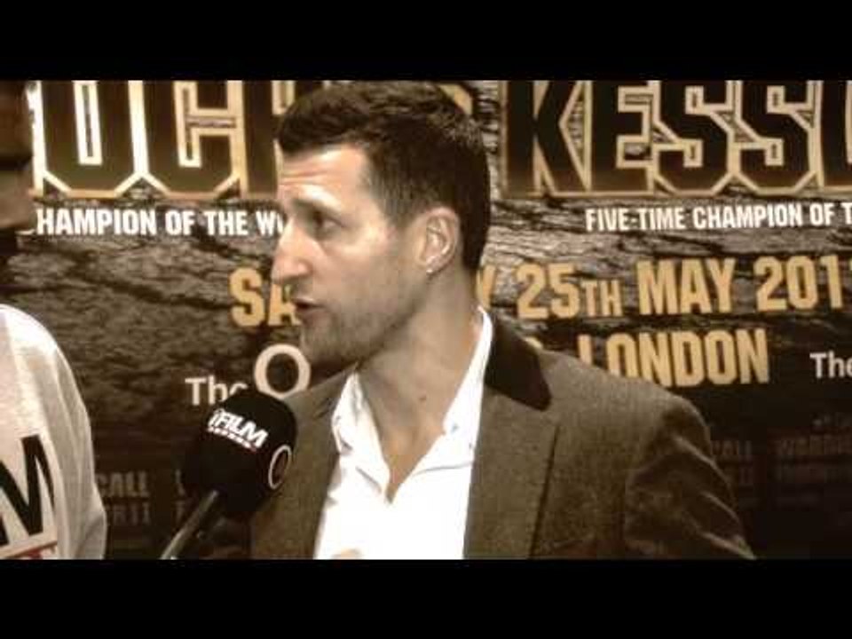 CARL FROCH - 'THIS FIGHT WILL BE BRUTAL & VICIOUS' - iFILM INTERVIEW / FROCH v KESSLER 2 PRESS CONF.