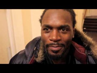 AUDLEY HARRISON TALKS TO THE MEDIA AFTER HIS PRIZEFIGHTER WIN / iFILM LONDON / FEB 23RD 2013