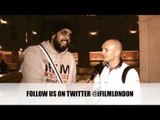 GAVIN REES POST WEIGH-IN INTERVIEW FOR iFILM LONDON / REES v BRONER