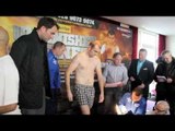 ANDY LEE v ANTHONY FITZGERALD / JAMIE CONLAN v MIKE ROBINSON / OFFICIAL WEIGH-IN / iFILM LONDON