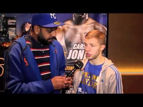 RYAN TAYLOR WEIGH-IN INTERVIEW FOR iFILM LONDON / TAYLOR v SHINKWIN / LONDON'S FINEST (WEMBLEY)
